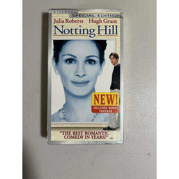 Notting Hill VHS 2000 Special Edition Julia Roberts Hugh Grant New Sealed - Picture 1 of 3